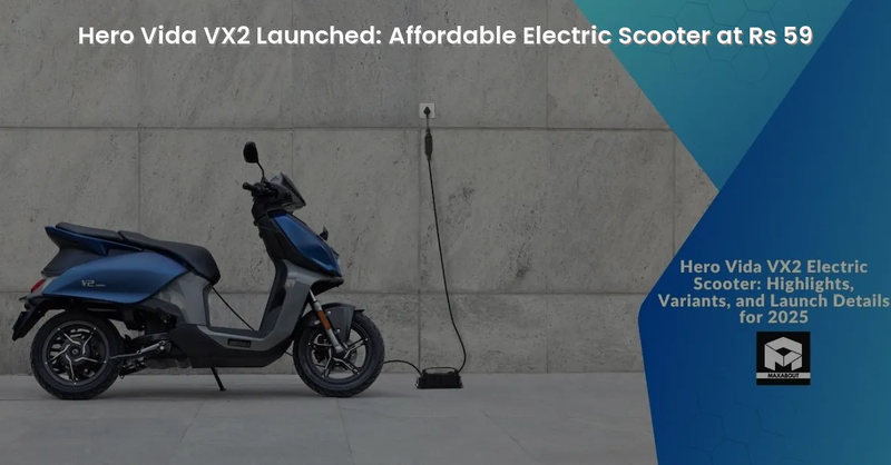 Hero Vida VX2 Launched: Affordable Electric Scooter at Rs 59 - Minimalist Corner